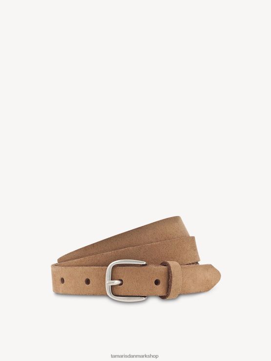 Tamaris Kvinder læderbælte - brun/cognac XVXV8T3363 tilbehør