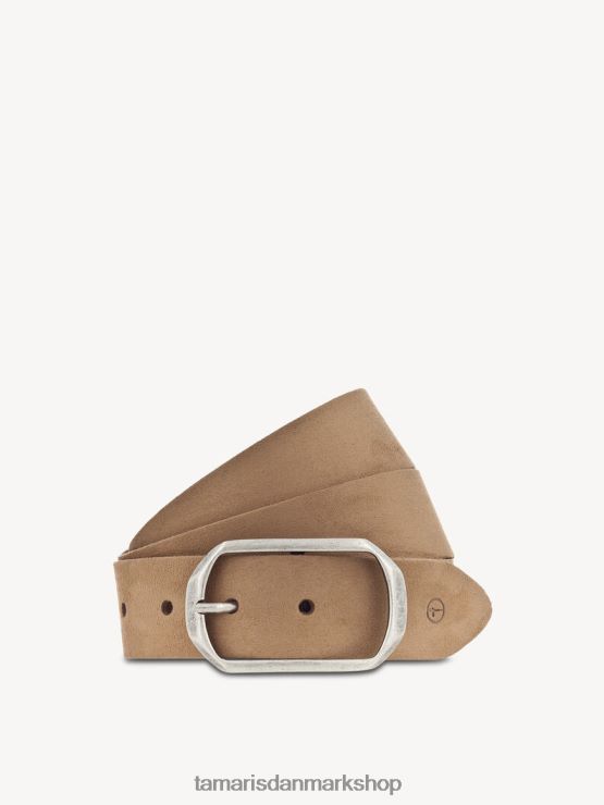 Tamaris Kvinder læderbælte - brun/cognac XVXV8T3365 tilbehør