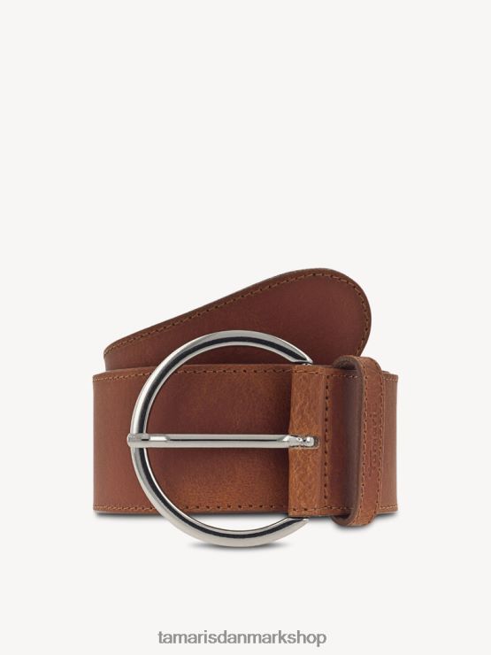 Tamaris Kvinder læderbælte - brun/cognac XVXV8T3406 tilbehør