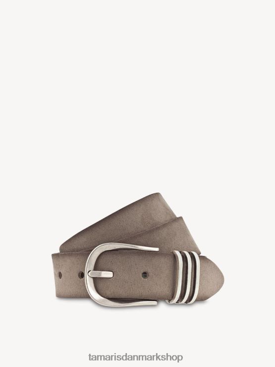 Tamaris Kvinder læderbælte - brun/taupe XVXV8T3398 tilbehør