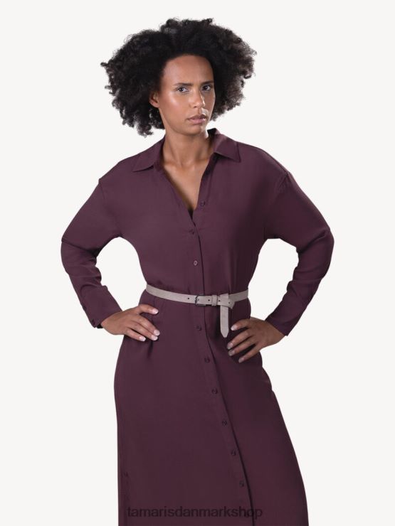 Tamaris Kvinder læderbælte - brun/taupe XVXV8T3404 tilbehør