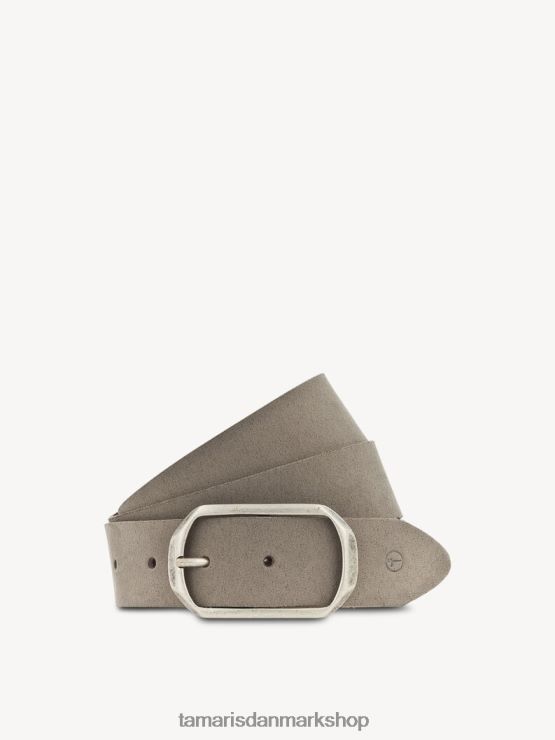Tamaris Kvinder læderbælte - brun/taupe XVXV8T3418 tilbehør