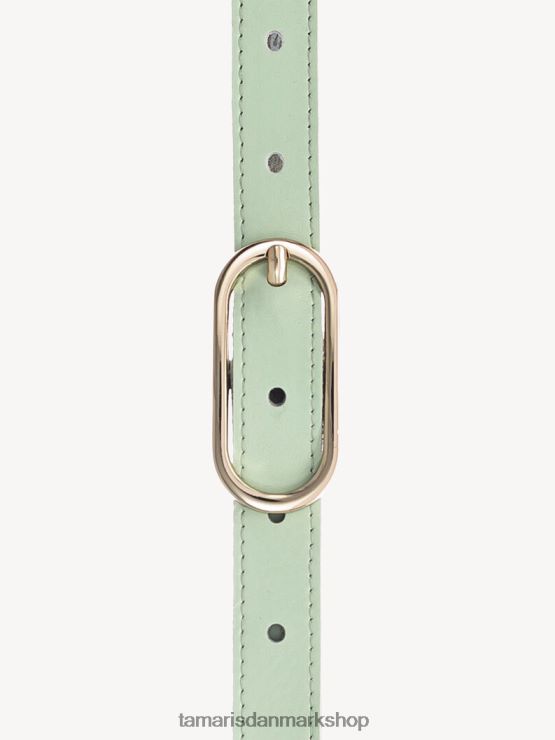 Tamaris Kvinder læderbælte - grøn/pastellgrun XVXV8T3371 tilbehør