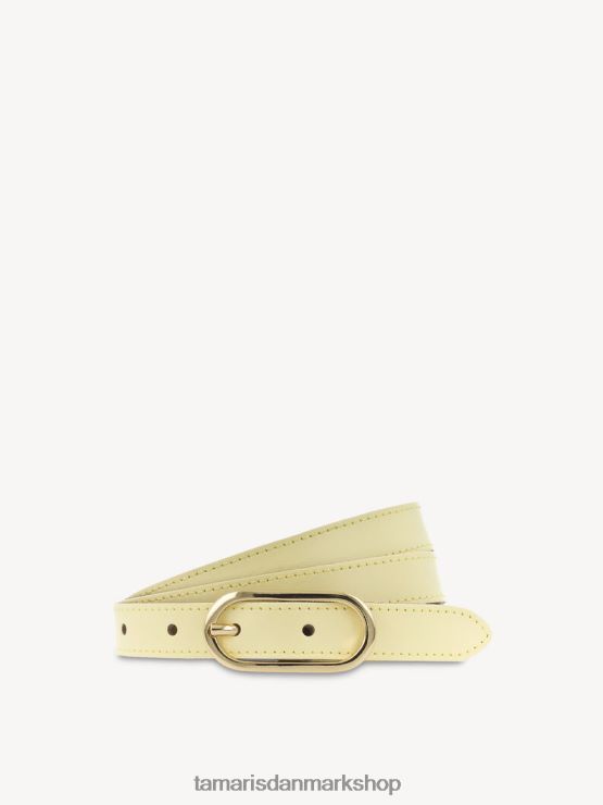 Tamaris Kvinder læderbælte - gul/gennemsigtig gelb XVXV8T2800 tilbehør