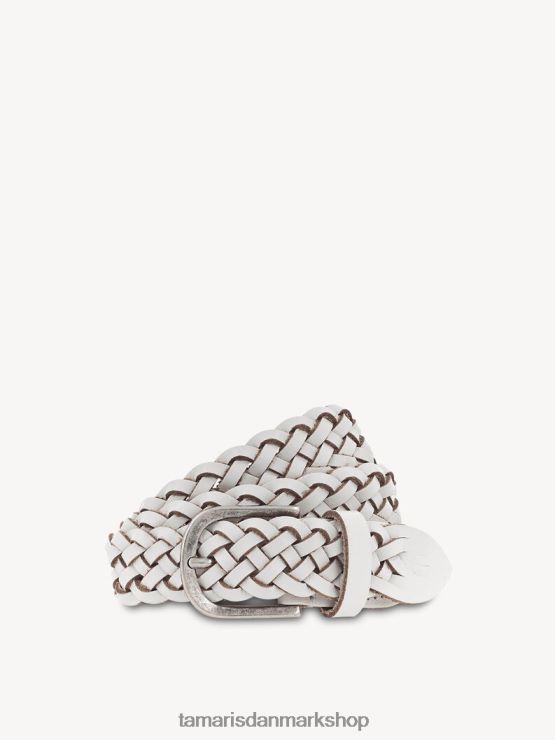 Tamaris Kvinder læderbælte - hvid XVXV8T3378 tilbehør