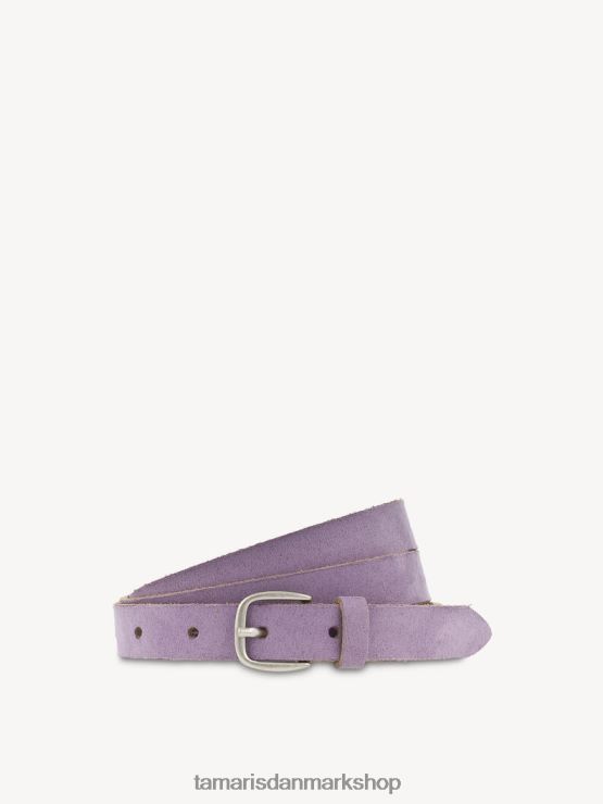 Tamaris Kvinder læderbælte - lilla/lavendel XVXV8T3387 tilbehør