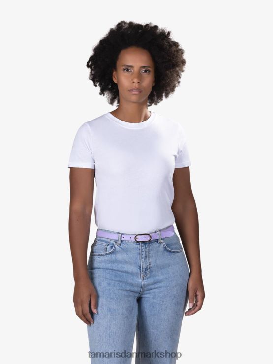 Tamaris Kvinder læderbælte - lilla/pastell lavendel XVXV8T3403 tilbehør