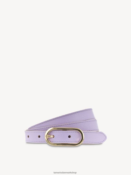 Tamaris Kvinder læderbælte - lilla/pastell lavendel XVXV8T3403 tilbehør