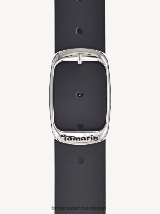 Tamaris Kvinder læderbælte - sort XVXV8T2783 tilbehør