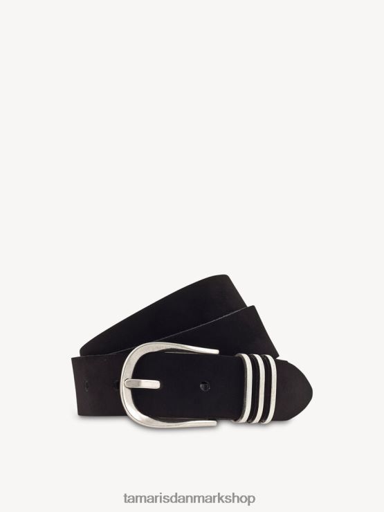 Tamaris Kvinder læderbælte - sort XVXV8T2785 tilbehør