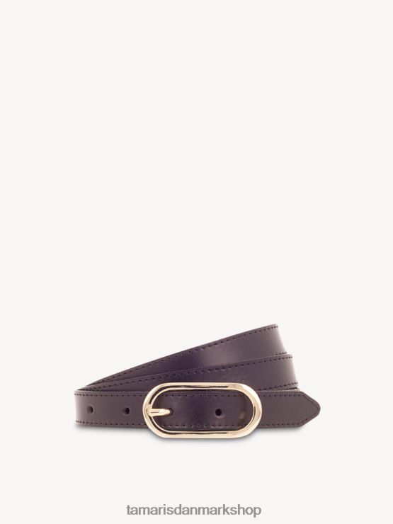 Tamaris Kvinder læderbælte - sort XVXV8T3405 tilbehør