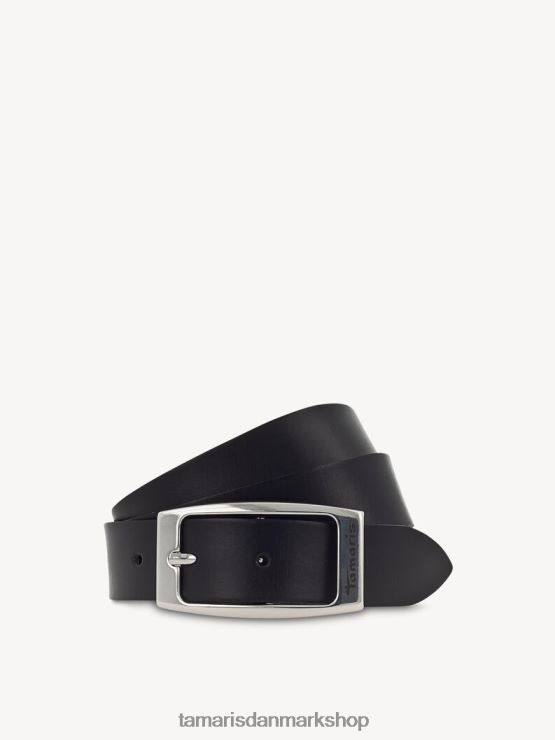 Tamaris Kvinder læderbælte - sort XVXV8T3410 tilbehør