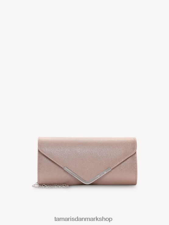 Tamaris Kvinder clutch taske - beige/champagner metallic XVXV8T3108 tilbehør
