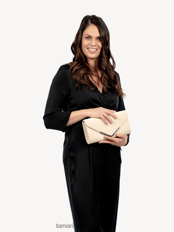 Tamaris Kvinder clutch taske - beige/creme XVXV8T2668 tilbehør