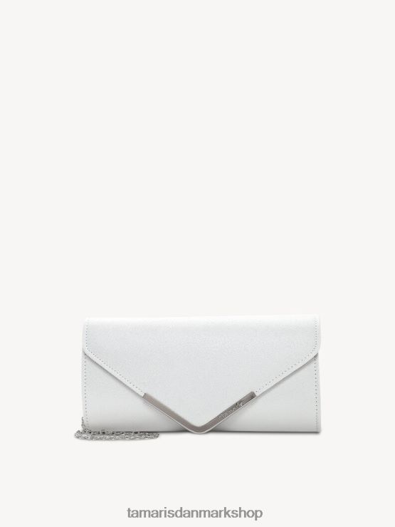 Tamaris Kvinder clutch taske - hvid/hvid metallic XVXV8T3174 tilbehør
