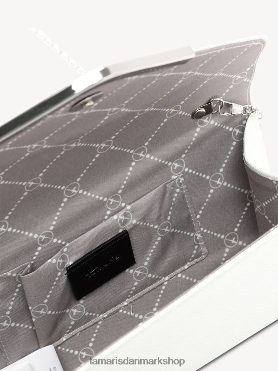 Tamaris Kvinder clutch taske - hvid/hvid metallic XVXV8T3174 tilbehør