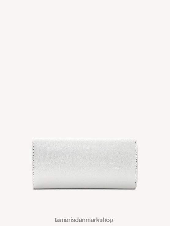 Tamaris Kvinder clutch taske - hvid/hvid metallic XVXV8T3174 tilbehør