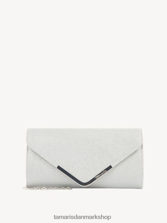 Tamaris Kvinder clutch taske - sølv/sølv metallic XVXV8T2670 tilbehør