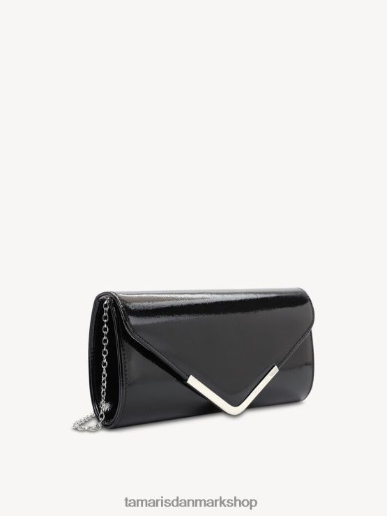 Tamaris Kvinder clutch taske - sort XVXV8T3075 tilbehør