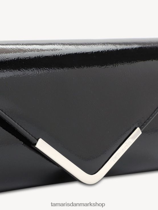 Tamaris Kvinder clutch taske - sort XVXV8T3075 tilbehør