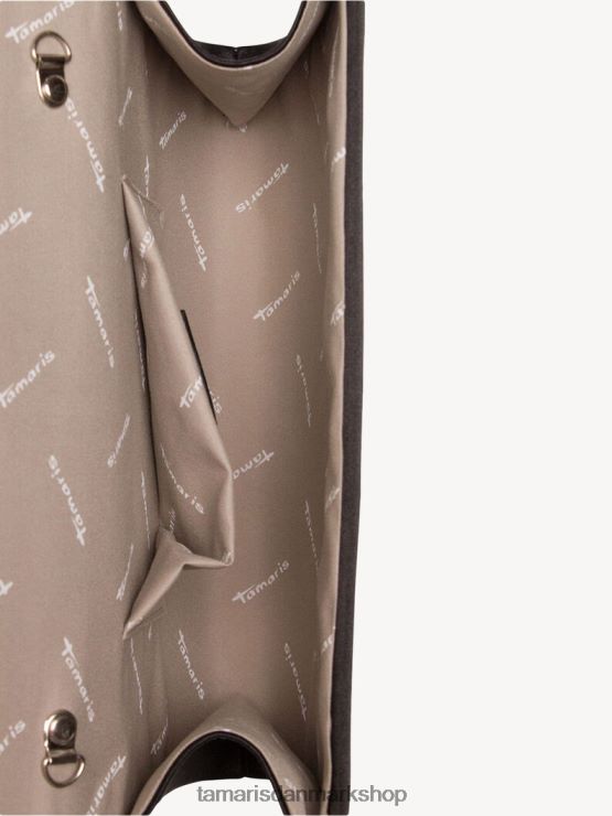 Tamaris Kvinder clutch taske - sort/sort satin XVXV8T3104 tilbehør