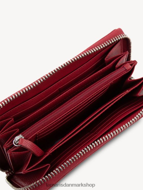 Tamaris Kvinder læderpung - rød XVXV8T3253 tilbehør