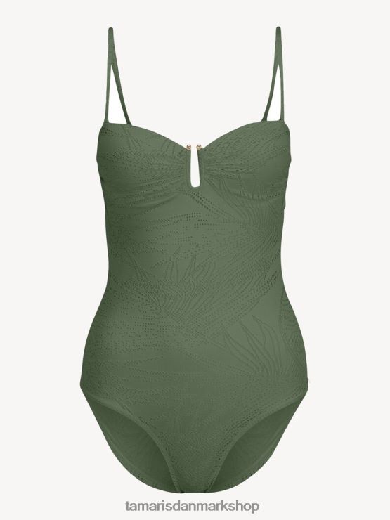 Tamaris Kvinder badedragt - grøn/bronzegrøn XVXV8T2587 tøj