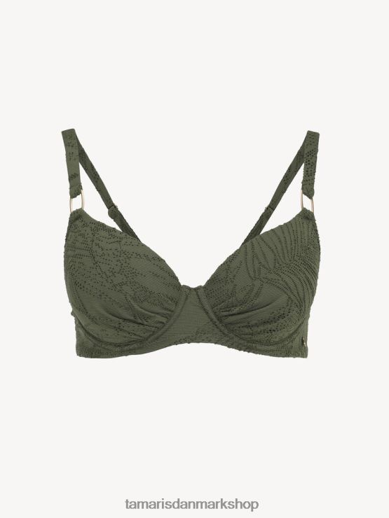 Tamaris Kvinder bikini top - grøn/bronze grøn XVXV8T2580 tøj