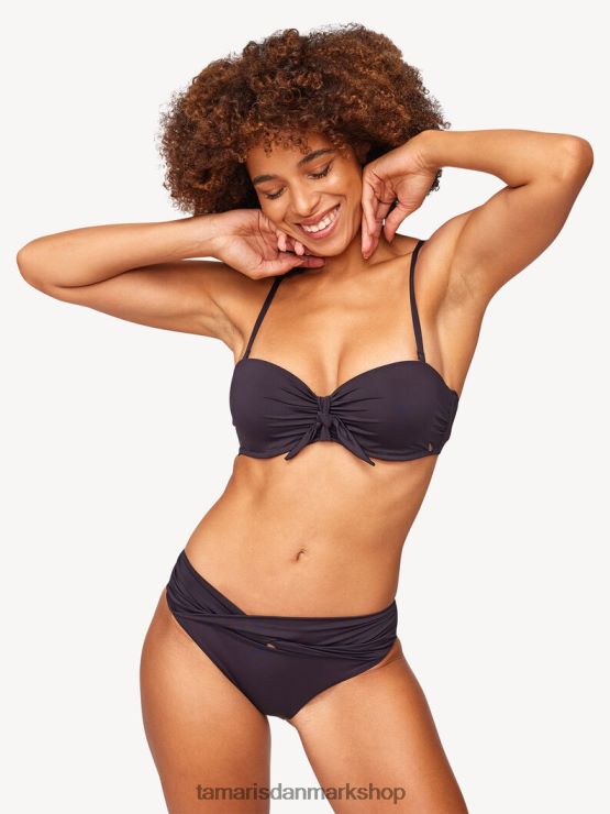 Tamaris Kvinder bikini top - sort/sort skønhed XVXV8T2563 tøj