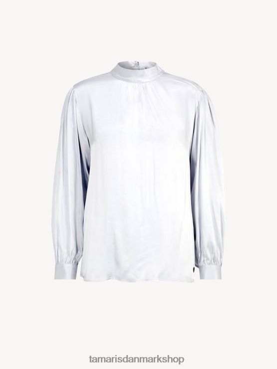 Tamaris Kvinder bluse - blå/arktisk is XVXV8T2366 tøj