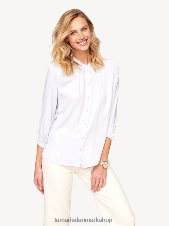 Tamaris Kvinder bluse - blå/arktisk is XVXV8T2551 tøj