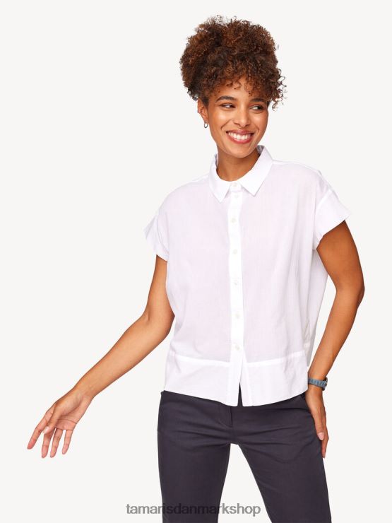 Tamaris Kvinder bluse - hvid/lyse hvid XVXV8T2441 tøj