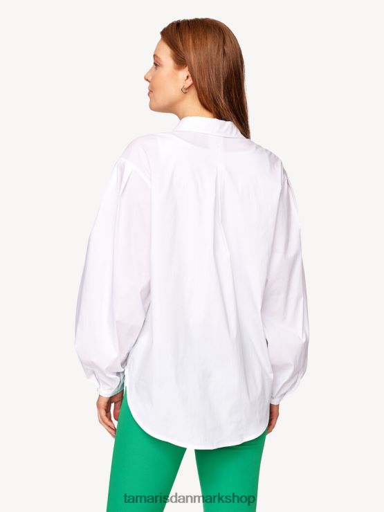 Tamaris Kvinder bluse - hvid/lyse hvid XVXV8T2456 tøj