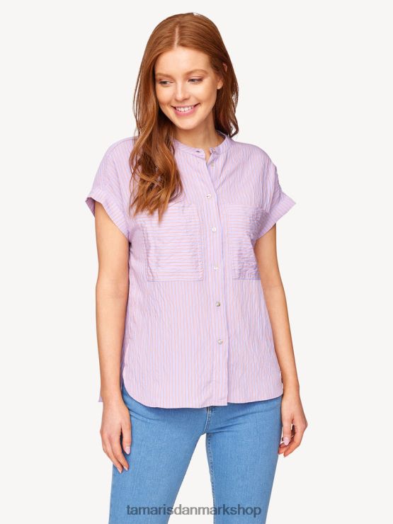 Tamaris Kvinder bluse - lilla/lavendel XVXV8T2475 tøj