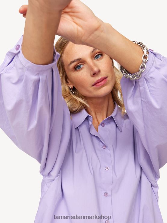 Tamaris Kvinder bluse - lilla/lavendel XVXV8T2533 tøj
