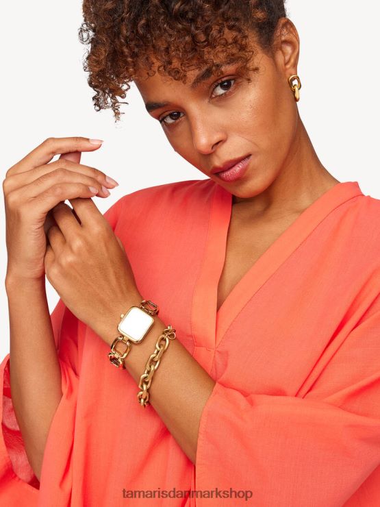 Tamaris Kvinder bluse - orange/dybhavskoral XVXV8T2590 tøj