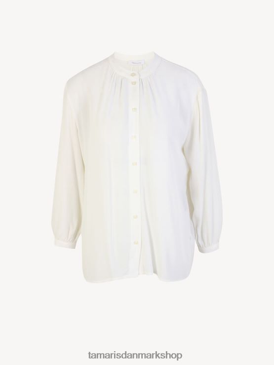 Tamaris Kvinder boho bluse - hvid/lys hvid XVXV8T2436 tøj