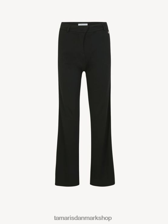 Tamaris Kvinder bukser - sort/sort skønhed XVXV8T2523 tøj
