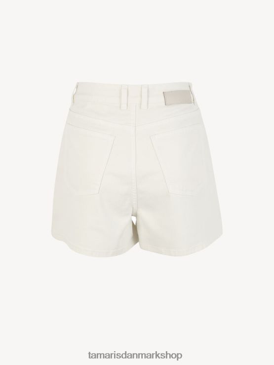 Tamaris Kvinder denim shorts - beige/papyrus XVXV8T2364 tøj