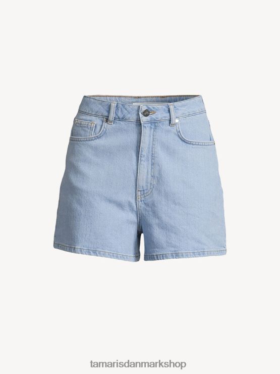Tamaris Kvinder denim shorts - blå/lyseblå denim XVXV8T2362 tøj