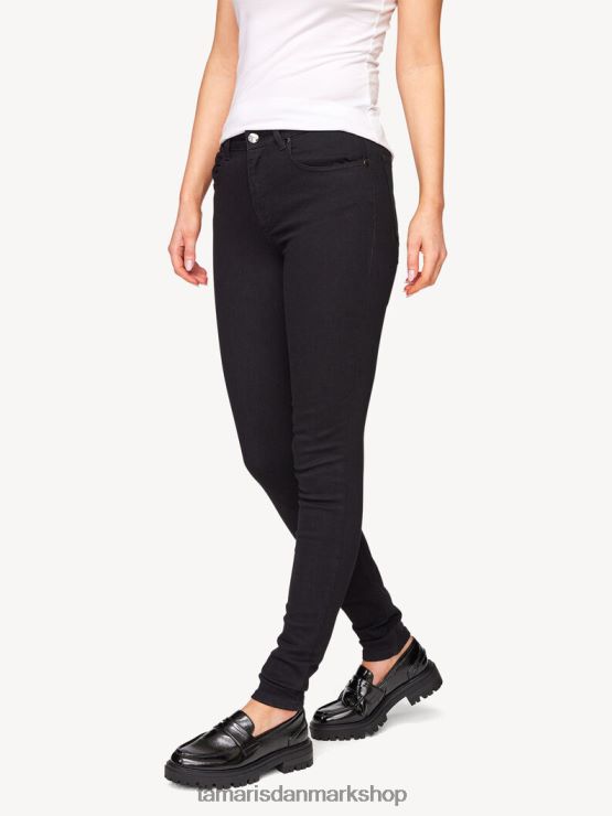 Tamaris Kvinder jeans - sort/sort denim XVXV8T2526 tøj