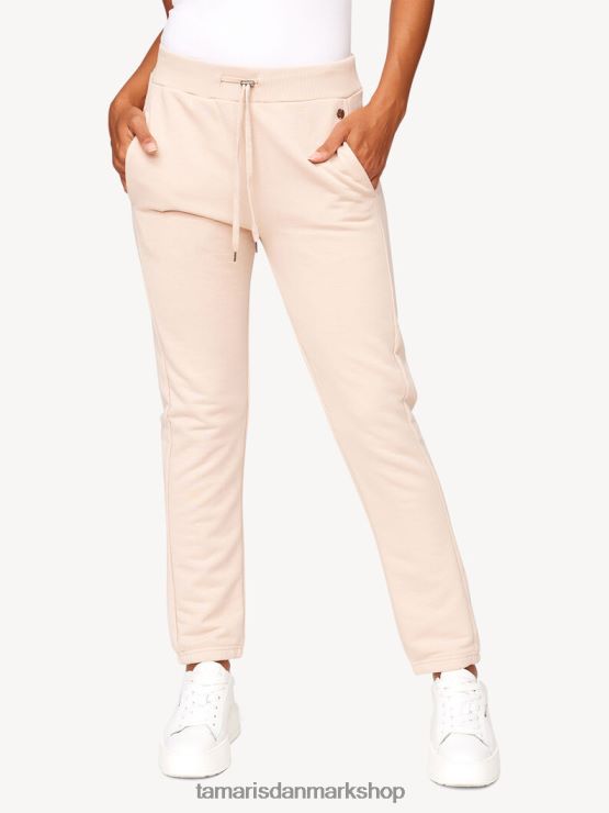 Tamaris Kvinder joggingbukser - beige/måneskin XVXV8T2467 tøj