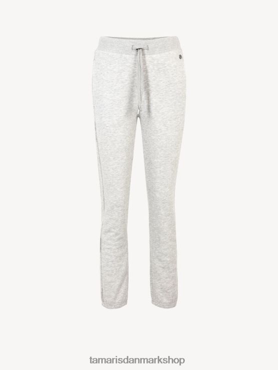 Tamaris Kvinder joggingunderbukser - grå/lysegrå melange XVXV8T2505 tøj