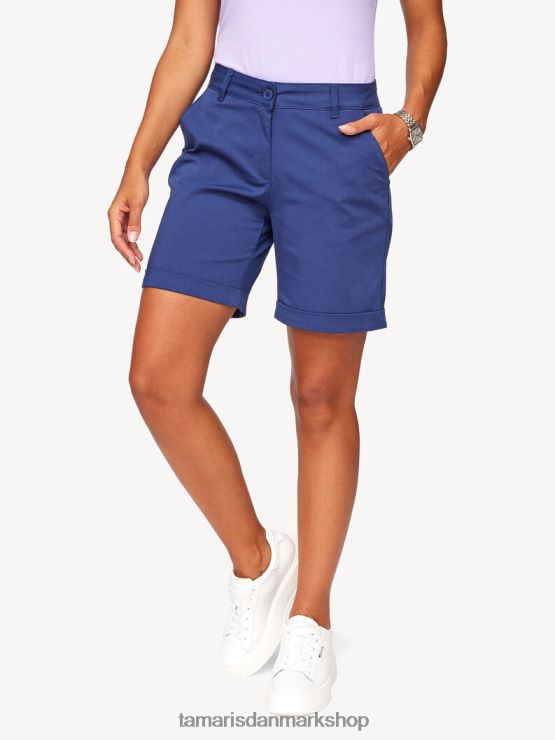 Tamaris Kvinder shorts - blå/middelalderblå XVXV8T2433 tøj