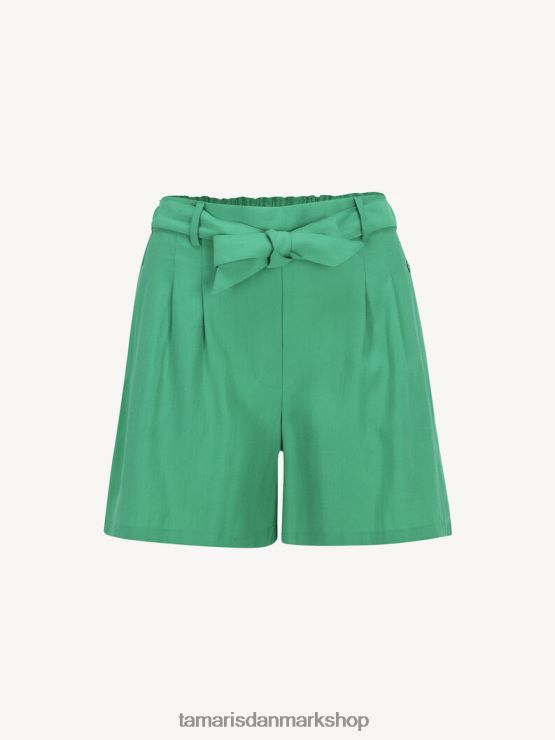 Tamaris Kvinder shorts - grøn/jelly bean XVXV8T2396 tøj