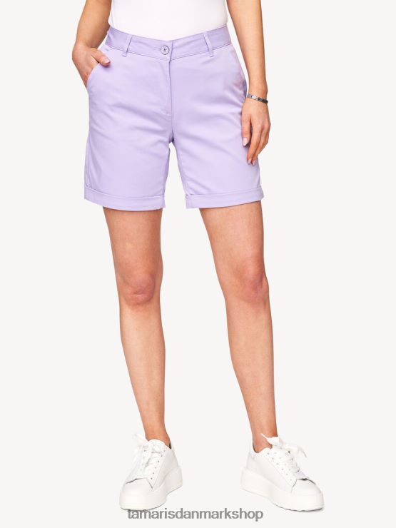 Tamaris Kvinder shorts - lilla/lavendel XVXV8T2365 tøj