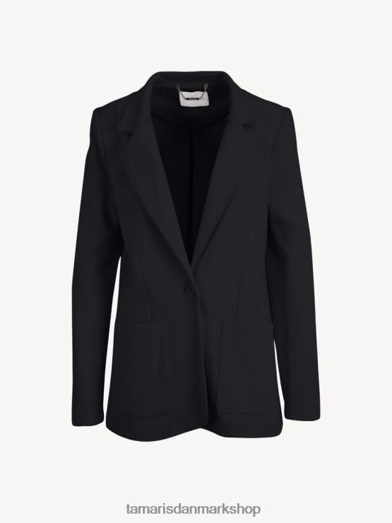 Tamaris Kvinder blazer - sort/sort skønhed XVXV8T2514 tøj