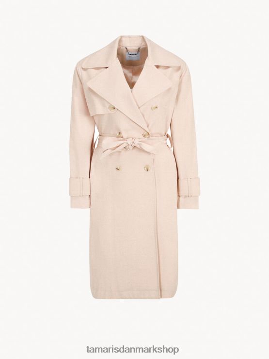 Tamaris Kvinder trenchcoat - beige/måneskin XVXV8T2525 tøj