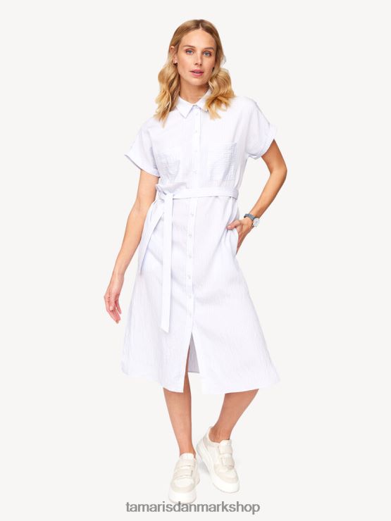 Tamaris Kvinder kjole - blå/arktisk is XVXV8T2406 tøj