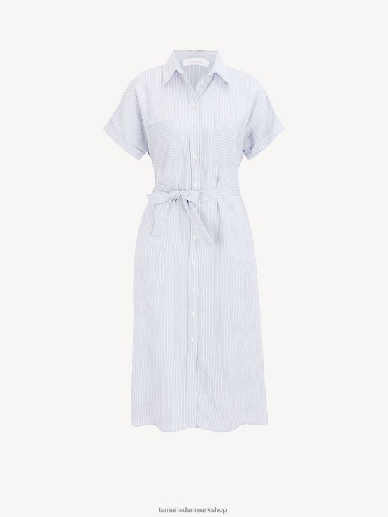 Tamaris Kvinder kjole - blå/arktisk is XVXV8T2406 tøj